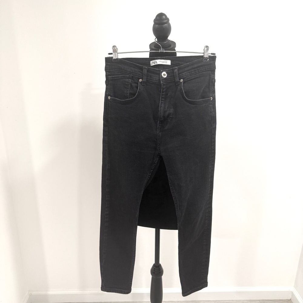 Zara Man black fitted jeans SZ30